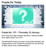 The Mystery of Phantom Puzzle No.137